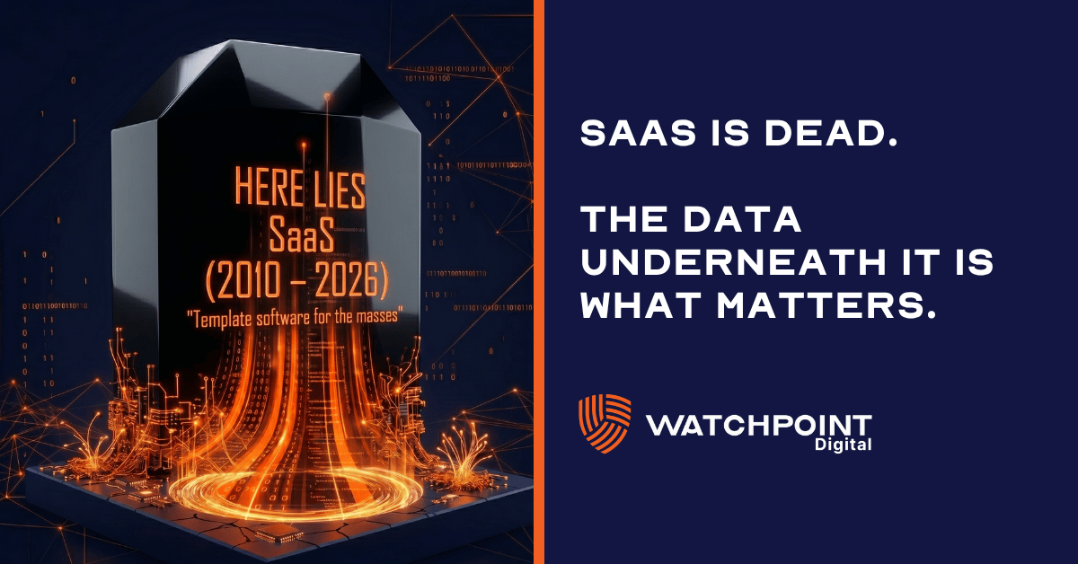 SaaS Is Dead. The Data Underneath It Is What Matters. SaaS is dead. The data underneath it is what matters.